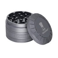 Headchef  S U N  M A C H I N E 62mm 4  Part  Grinder    Silver